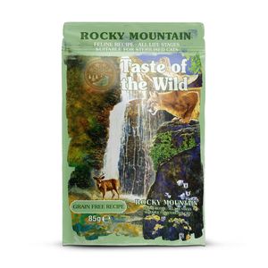 TASTE OF THE WILD Rocky Mountain, Pui, plic hrană umedă fără cereale pisici, (în sos), 85g
