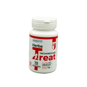 PROMEDIVET Herba-Treat Trichobezoare, supliment sistem digestiv, limitarea ghemurilor de blană câini, comprimate