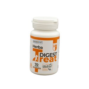 PROMEDIVET Herba-Treat Digest, supliment sistem digestiv câini, comprimate