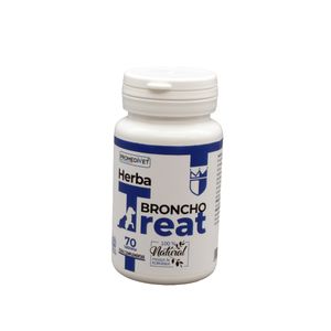 PROMEDIVET Herba-Treat Broncho, supliment sistem respirator câini, comprimate