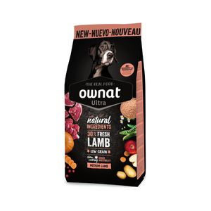 OWNAT Ultra Medium, M, Miel și dovleac, hrană uscată câini, 12kg