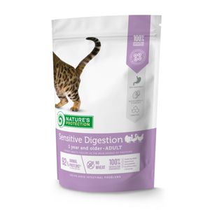 NATURES PROTECTION Sensitive Digestion, Pui, hrană uscată pisici, sistem digestiv, 7kg