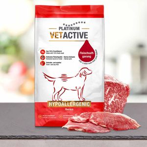 PLATINUM Vetactive Hipoalergenic, XS-XL, Iberico, hrană uscată monoproteică fără cereale câini, alergii, semimoist