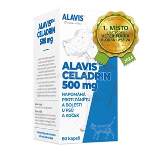 ALAVIS Celadrin 500mg, supliment sistem articular, sistem osos câini, capsule