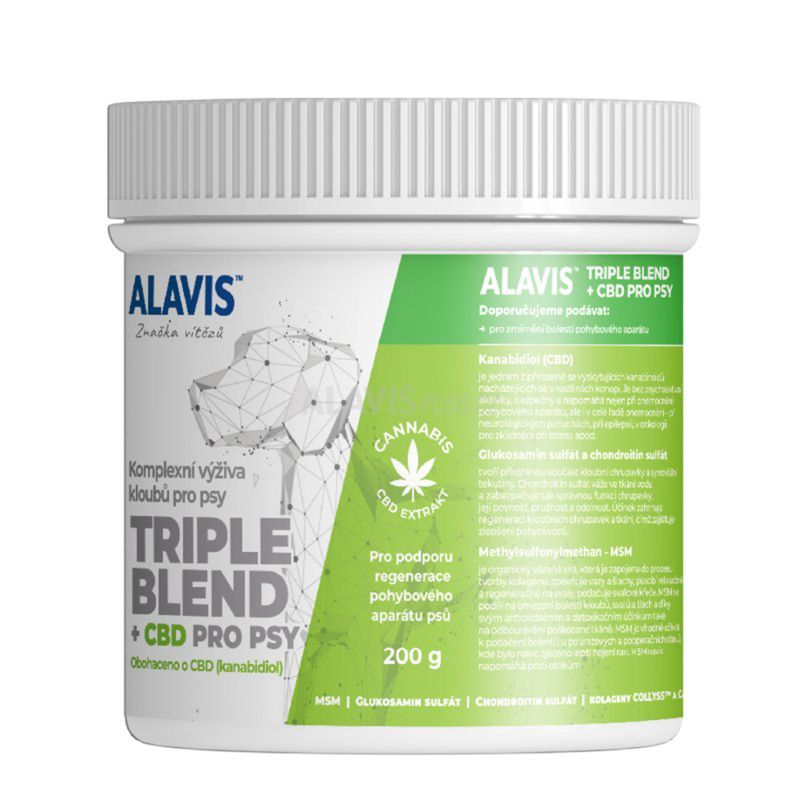 ALAVIS-Triple-Blend-+-CBD-XS-XL-supliment-sistem-articular-sistem-nervos-and-calmante-caini-flacon-200g-1